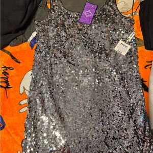 Sears Sparkling Silver dress